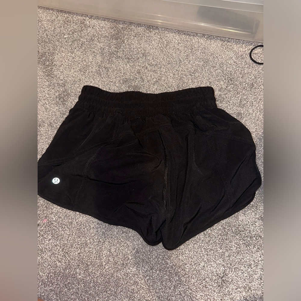 Black lululemon shorts